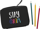 Teken Etui met inhoud 32-delig Stay Weird (liggend)