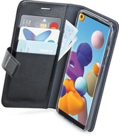 Azuri Samsung Galaxy A21s hoesje - walletcase - Zwart