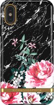 Richmond & Finch back cover - black marble flower - for Apple iPhone X/Xs