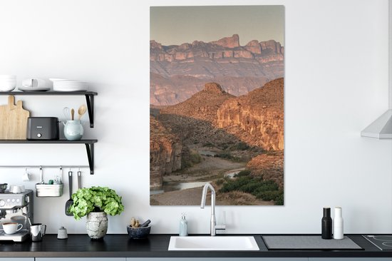 Parc national de Big Bend au Texas 80x120 cm - Tirage photo sur toile (Décoration murale salon / chambre)