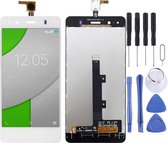 Lcd-scherm en digitizer volledige montage voor BQ Aquaris A4.5 (wit)