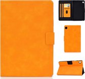 Voor Huawei MatePad T8 Koeienhuid Textuur Horizontale Flip Leren Case met Houder & Kaartsleuven & Slaap / Wekfunctie (Kaki)