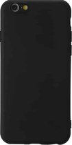 Voor iPhone 6 schokbestendig mat TPU beschermhoes (zwart)