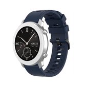 Voor Amazfit GTR siliconen smartwatch vervangende polsband, maat: 22 mm (donkerblauw)