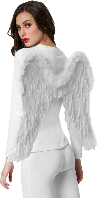 dressforfun - Betoverende engelenvleugels 74 x 54 cm - verkleedkleding kostuum halloween verkleden feestkleding carnavalskleding carnaval feestkledij partykleding - 303396