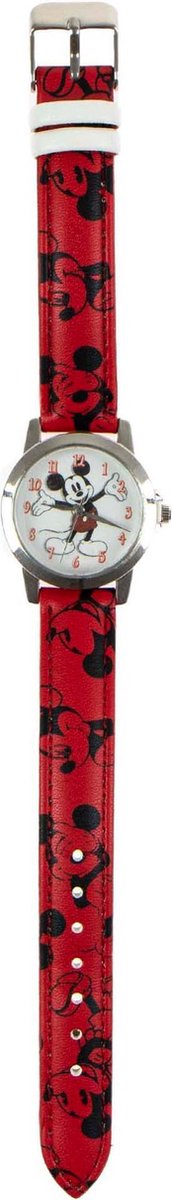 Disney Horloge Mickey Mouse Junior 22 Cm Rood