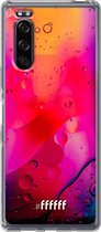 Sony Xperia 5 II Hoesje Transparant TPU Case - Colour Bokeh #ffffff