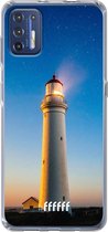 6F hoesje - geschikt voor Motorola Moto G9 Plus -  Transparant TPU Case - Lighthouse #ffffff