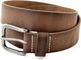 Kidzzbelts Jongenskinderriem Jeans 2098 - Cognac - 55 cm