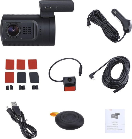 mini 0906 4k wifi 2ch dual gps dashcam