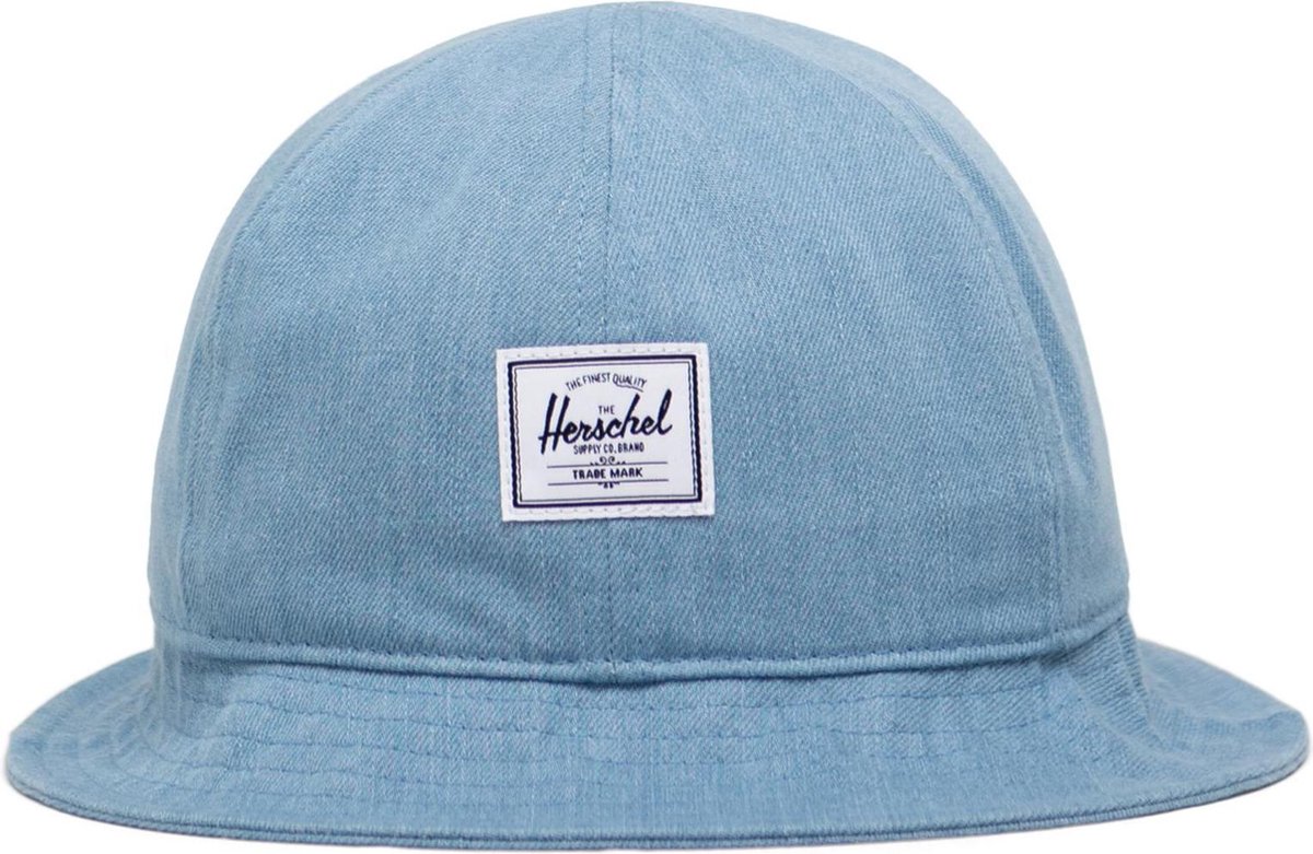 Henderson - Light Wash Denim / Herschel bucket hat / vissershoedje / zonnehoedje / Beperkte Levenslange Garantie