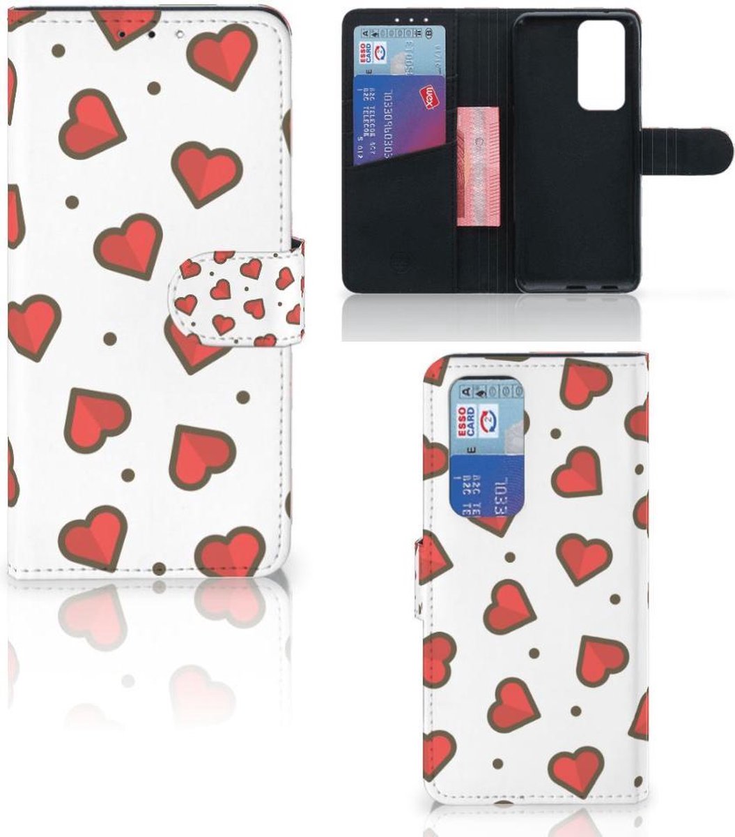 OPPO Find X3 Neo 5G Telefoon Hoesje Hearts