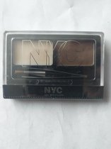 Nyc browser brush on brow kit 876 brunette