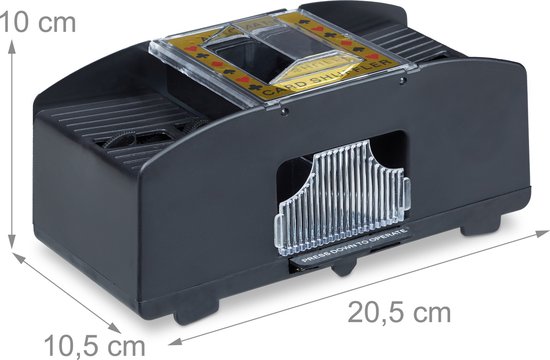 Automatische kaartschudmachine voor 2 decks, poker schudmachine