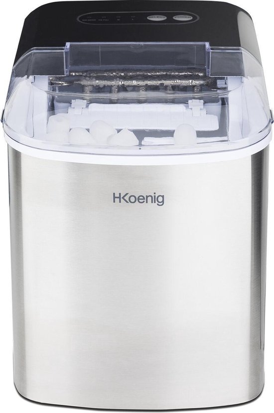 H.Koenig ICEK12 machine à glaçons Machine à glaçon incornporé/sur pied 12  kg/24h 120 W... | bol.com