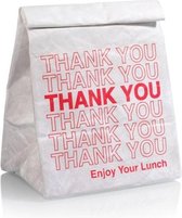 Thank You lunch bag Thank You broodzak