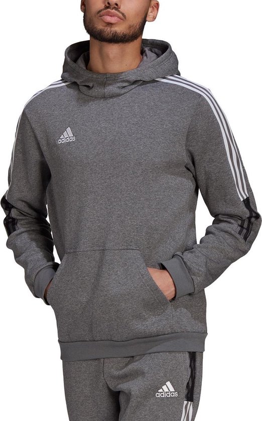 adidas - Sweat à capuche Tiro 21 - Grijs - Homme - Taille XL | bol.com