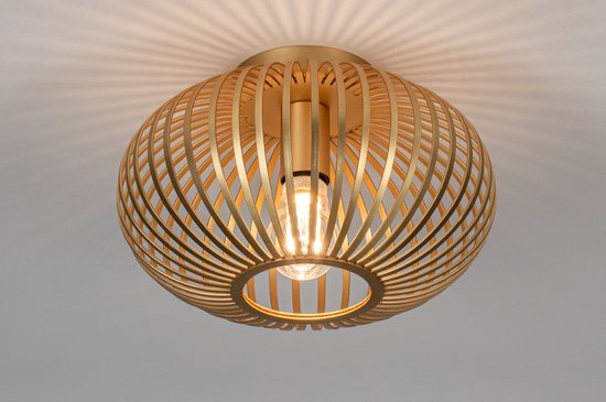 Lumidora Plafondlamp 74110 - E27 - Goud - Messing - Metaal - ⌀ 30 cm |  bol.com