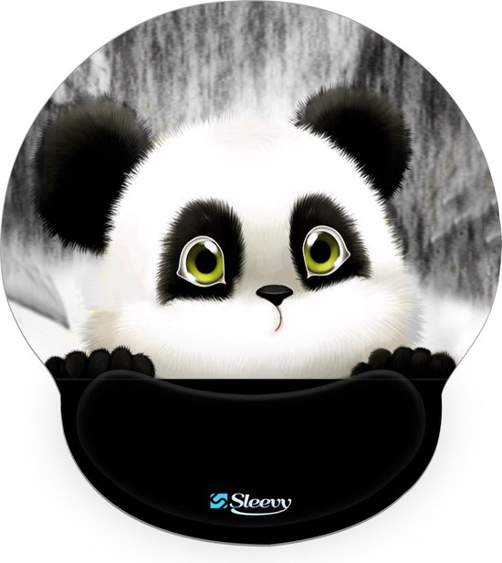 DOBAOJIA Schattige Cat Paw Muismat, Ergonomische Muismat met Polssteun, Siliconen Gel Mouse Pad, voor thuis/kantoor/gaming, Grijze tijger