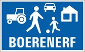 Boerenerf sticker 200 x 125 mm