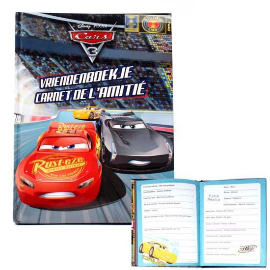 Boek - Vriendenboekje - Cars 3