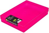 Weston Boxes, A4 Storage Box, Rose/transparant.