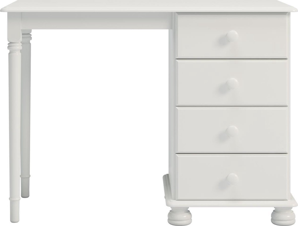 ODK Bureau budget 200x80cm Beuken/Zwart - optioneel met ladeblok(ken) kopen