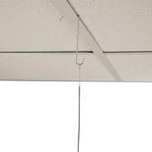 Set van 25x stuks plafond ophang paneelhaak/haken 8.5 cm - Presentatie materialen