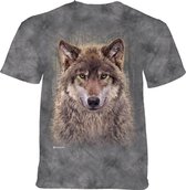 T-shirt Grey Wolf Forest KIDS M