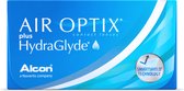 +2.00 - Air Optix® Plus Hydraglyde® - 6 pack - Maandlenzen - BC 8.60 - Contactlenzen
