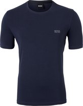 HUGO BOSS lounge T-shirt regular fit - heren T-shirt O-hals - blauw -  Maat: M