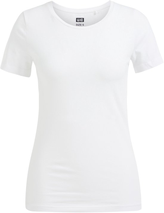 WE Fashion Dames T-shirt van biologisch katoen - Maat 3XL
