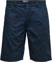 Only & Sons Broek Onswill Life Reg Aop Shorts Ma 9685 22019685 Dress Blues Mannen Maat - S