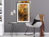 Artgeist - Schilderij - Golden Circles - Multicolor - 20 X 30 Cm