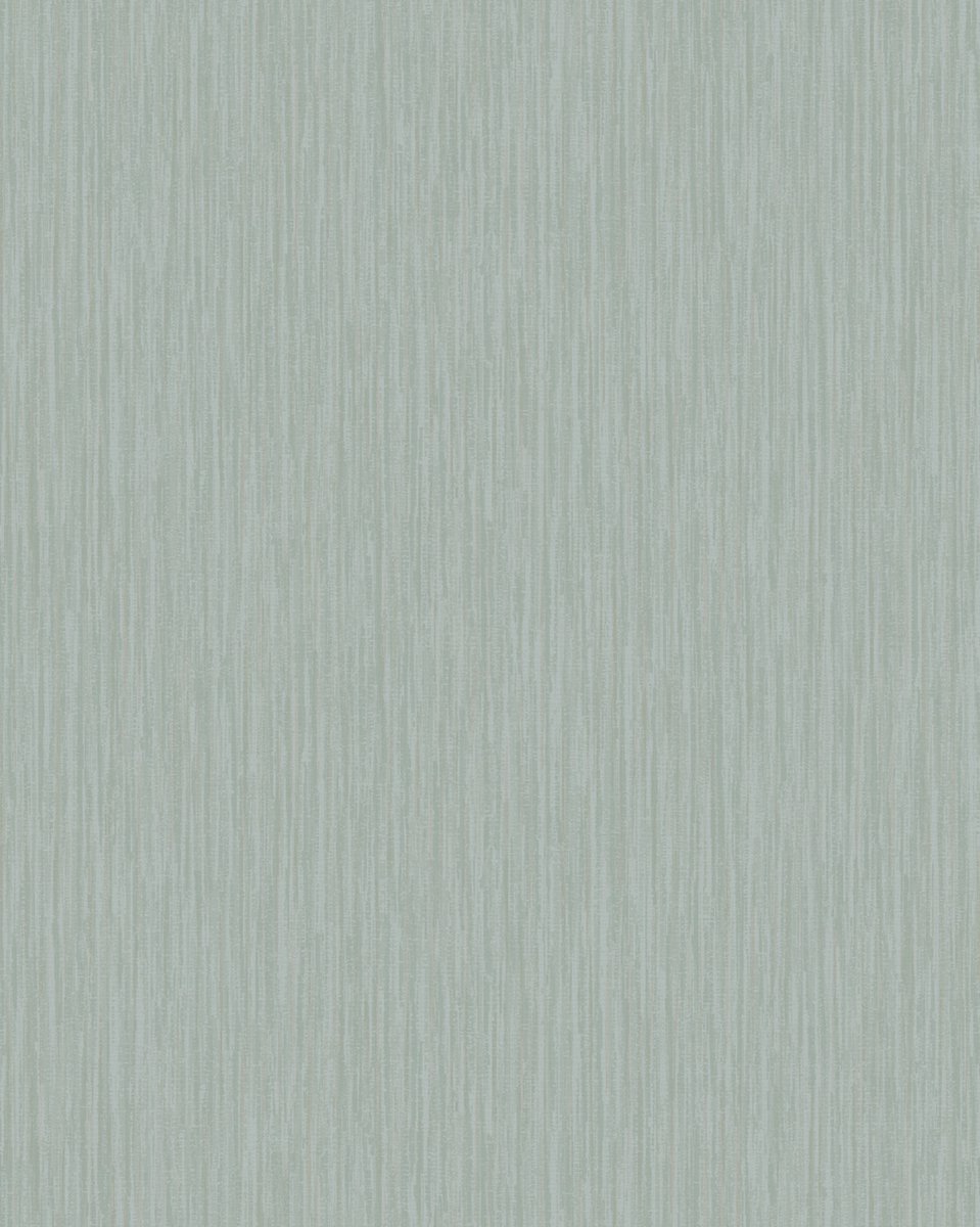 Structuur behang Profhome VD219136-DI vliesbehang hardvinyl warmdruk in reliëf gestempeld in used-look glanzend wit pastelturquoise 5,33 m2