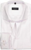 ETERNA comfort fit overhemd - mouwlengte 72cm - niet doorschijnend twill heren overhemd - wit - Strijkvrij - Boordmaat: 46