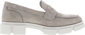 Tango | Romy 11-d grey nubuck loafer - grey sole | Maat: 42