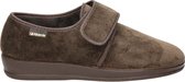 Nelson Home heren pantoffel - Expresso - Maat 44