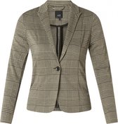 YESTA Vayr Blazer - Dark Camel/Multi - maat 4(54/56)