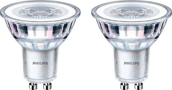 Philips energiezuinige LED Spot - 50 W - GU10 - koelwit licht - 2 stuks - Bespaar op energiekosten