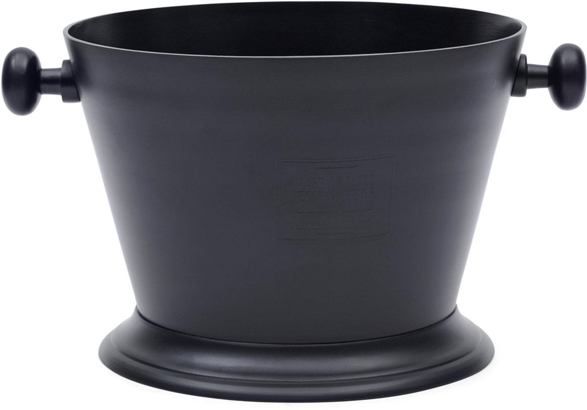 Riviera Maison Best Quality Champagne Cooler black - Aluminium - Zilver - 40.0x31.5x22.5 cm