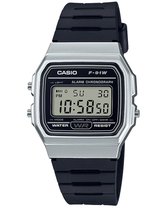 CASIO F-91WM-7AEF Horloge - Kunststof - Zwart - Ø 35x35 mm