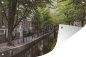 Tuindecoratie Rust aan de Prinsengracht van Amsterdam - 60x40 cm - Tuinposter - Tuindoek - Buitenposter