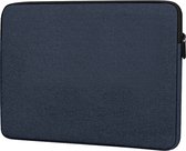 Mobigear Solid Katoen Sleeve Universeel - Laptop 13 inch - Blauw