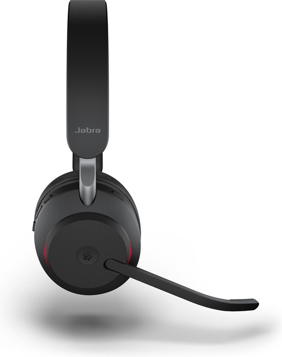 Jabra Evolve2 65 MS Stereo - Bluetooth Headset - op oor - draadloos - USB - noise isolating - bluetooth 5.0