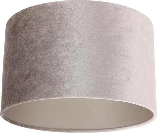 Steinhauer - Kap - lampenkap Ø 30 cm - velours zilver