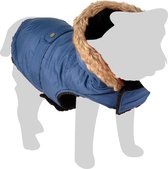 Honden Winterjas Sabi - Blauw - 66 - 74 cm x 50 cm