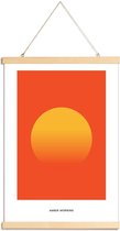 JUNIQE - Posterhanger Morning #4 -40x60 /Geel & Oranje