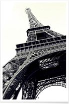 JUNIQE - Poster Tour Eiffel -20x30 /Grijs & Wit