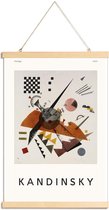 JUNIQE - Posterhanger Kandinsky - Orange -30x45 /Ivoor & Zwart